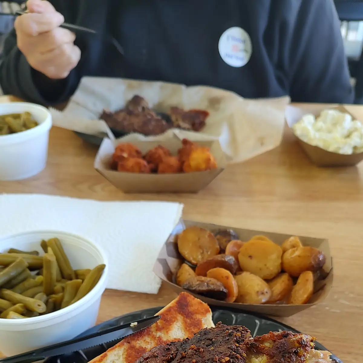 Ribs Green Beans Roasted Potatoes