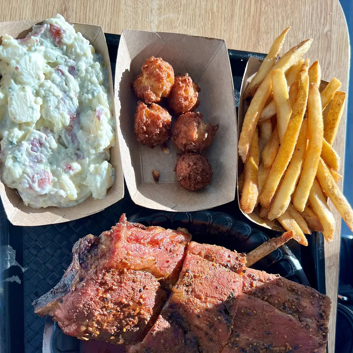 Ribs with Potato Salad