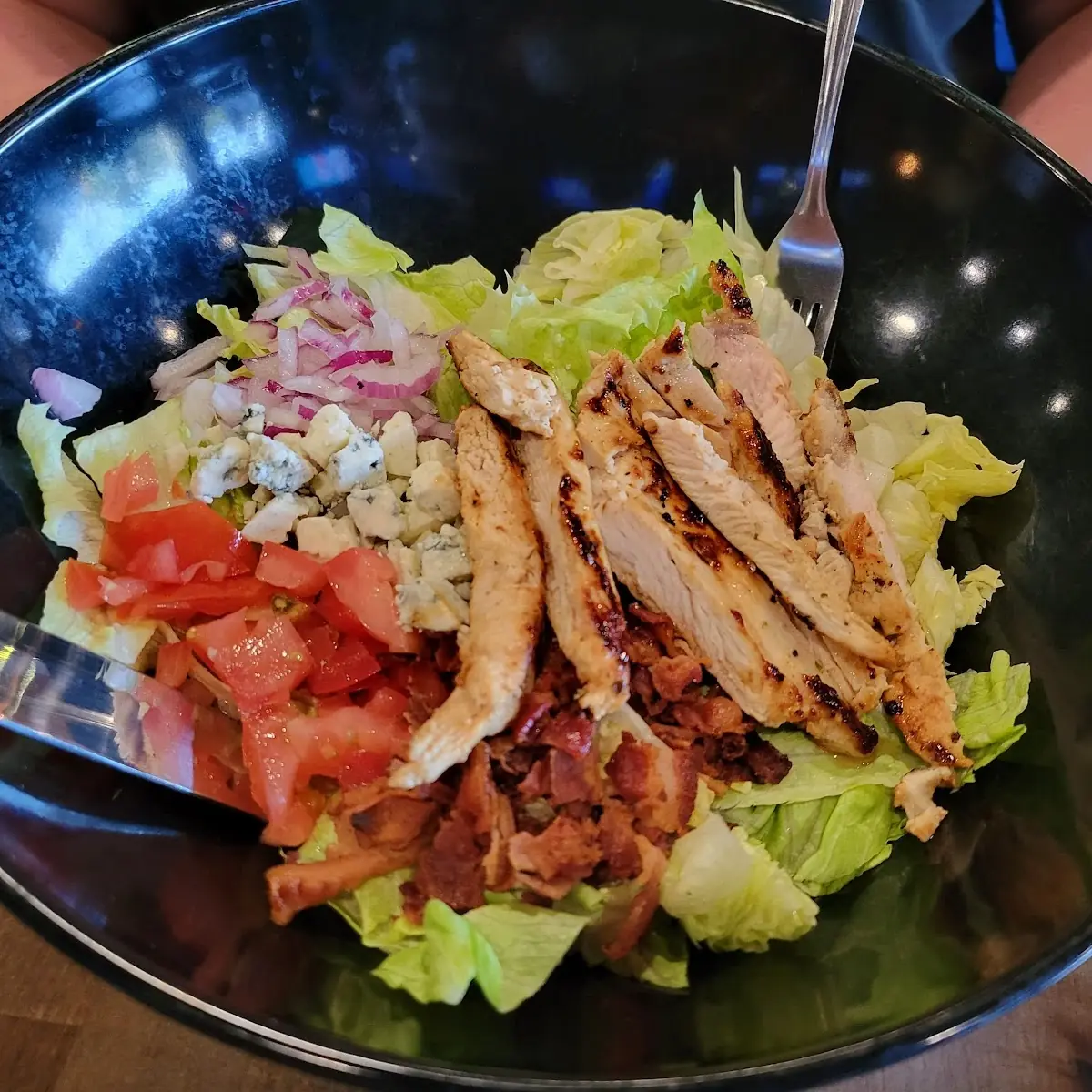 Salad with Chicken Caesar Salad