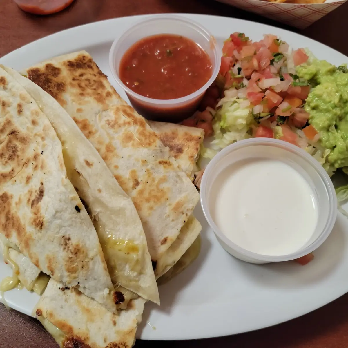 Chile Verde Quesadilla