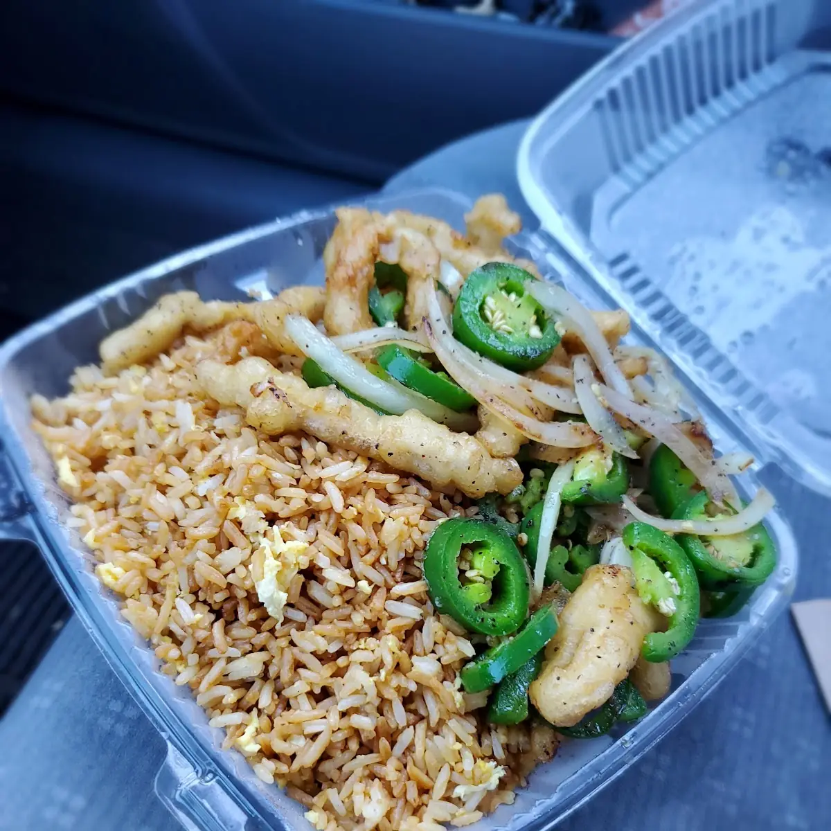 Spicy Chicken with Fried Rice