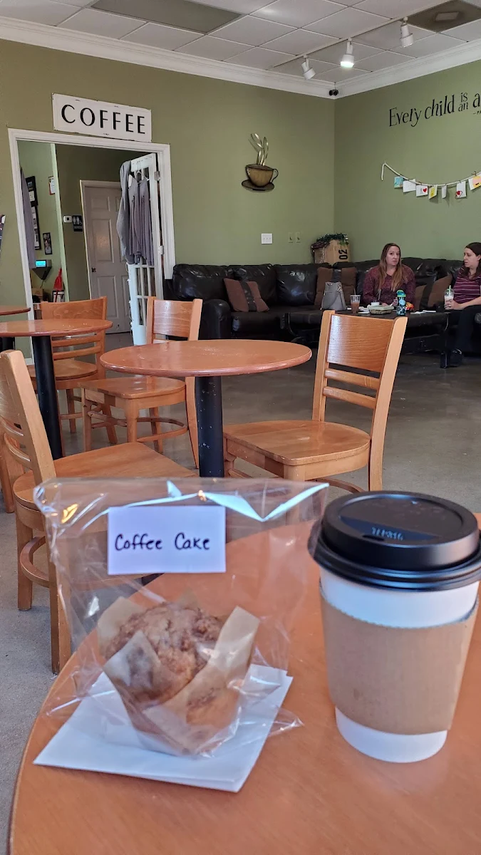 Coffee Cake Muffin Dark Roast Coffee