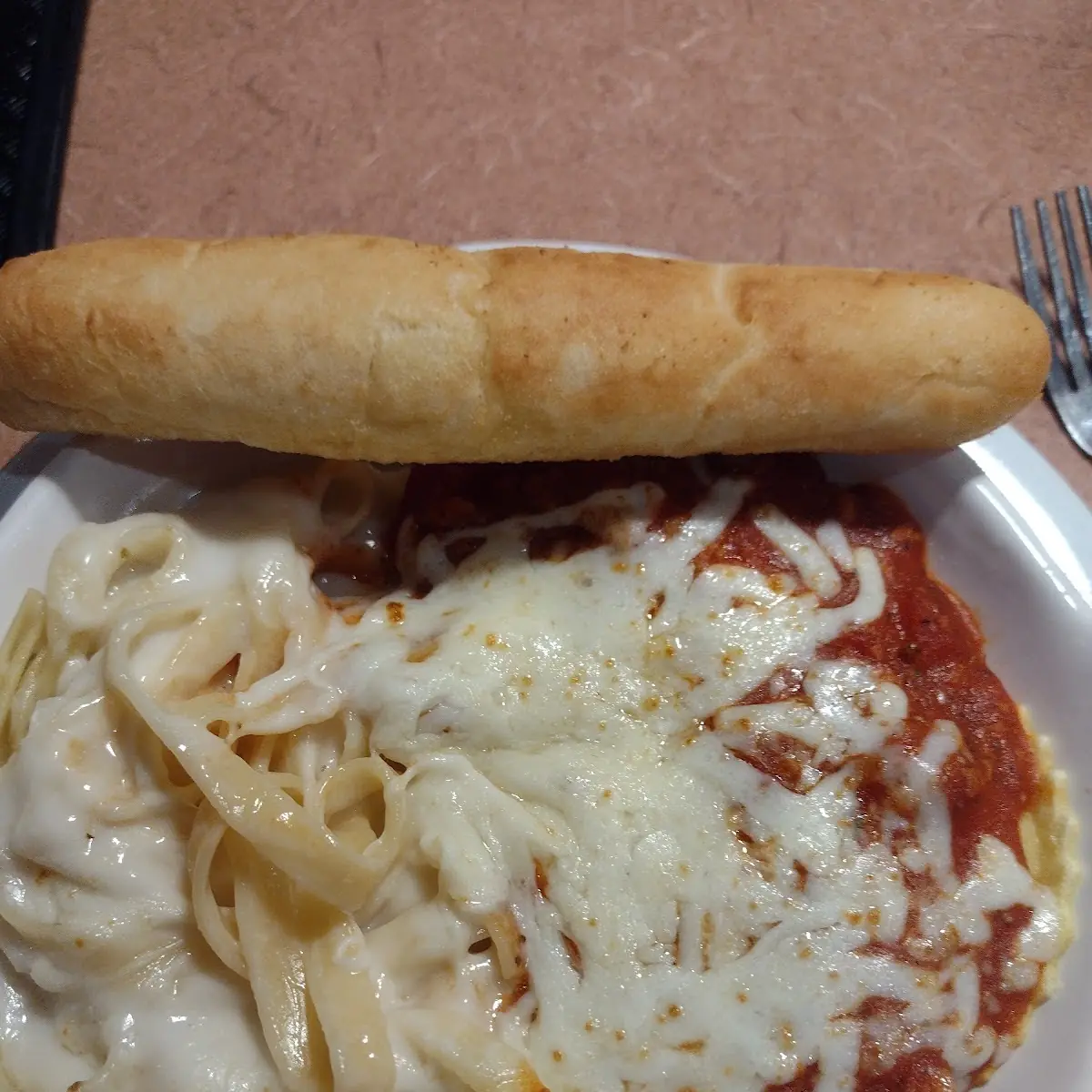 Fettuccine and Ravioli Bake