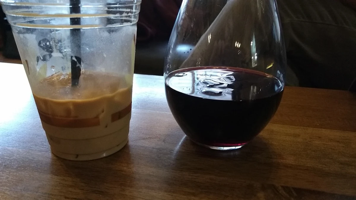 Iced Mocha and Wine