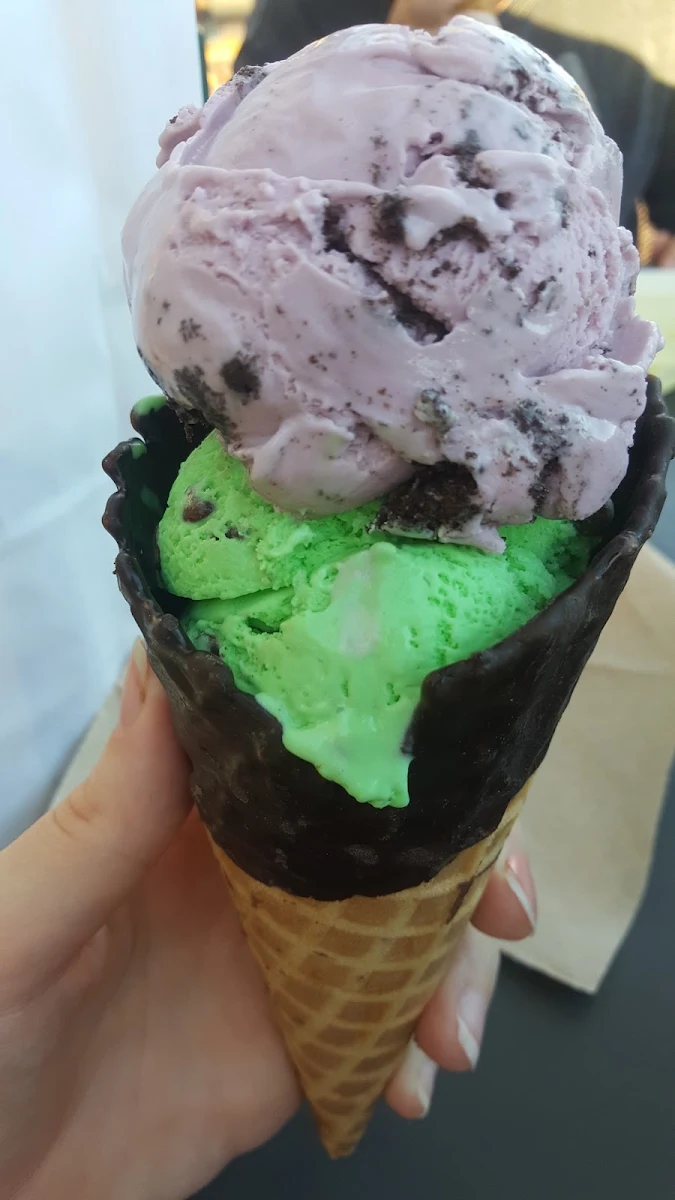 Mint Chocolate Chip Ice Cream Raspberry Oreo
