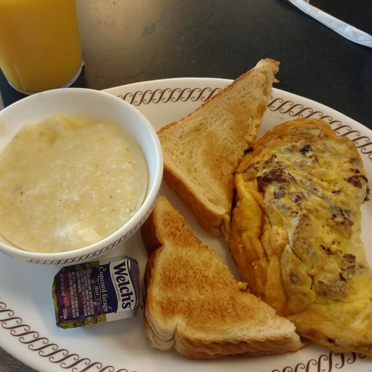 Cheese N' Eggs with Raisin Toast