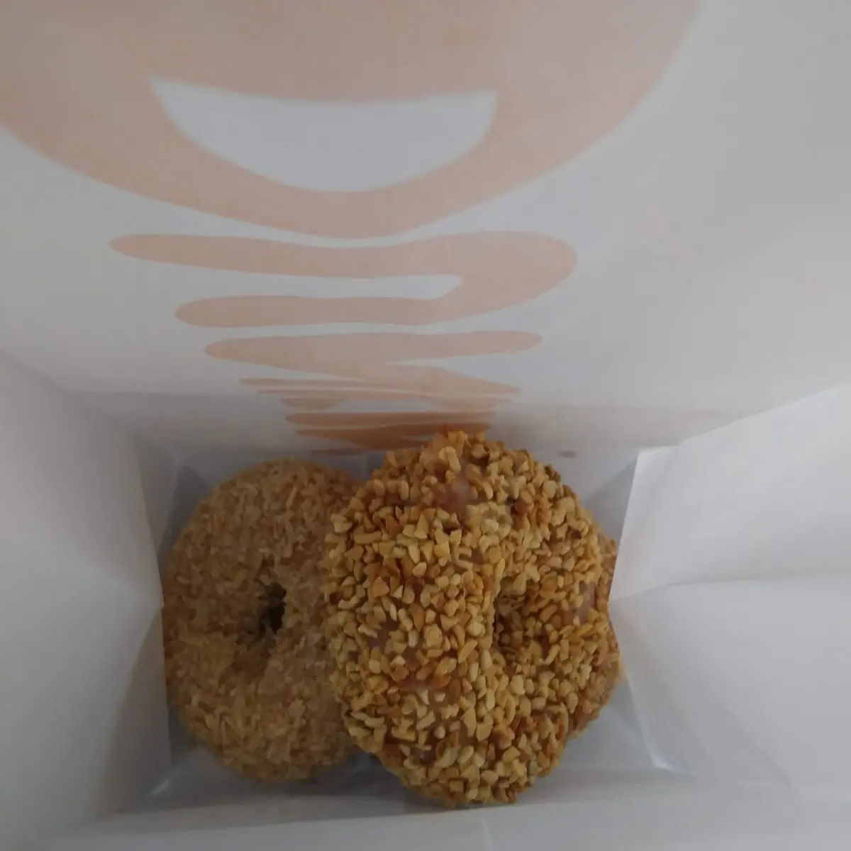 2 Toasted Coconut Donuts & 1 Peanut Donut