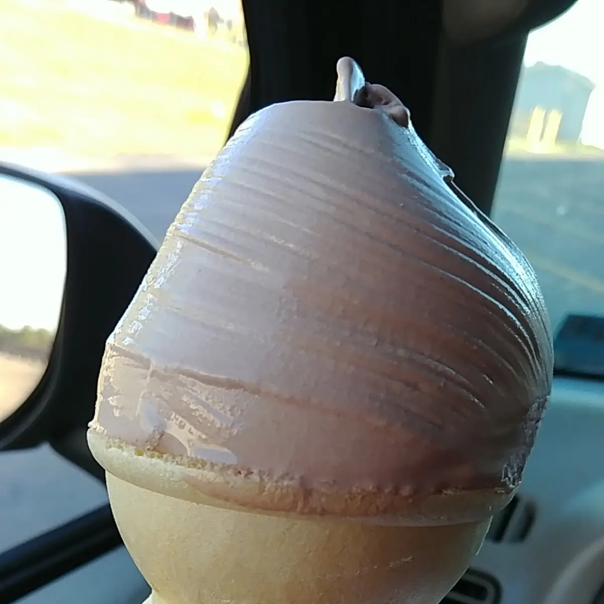 Chocolate Ice Cream Cone