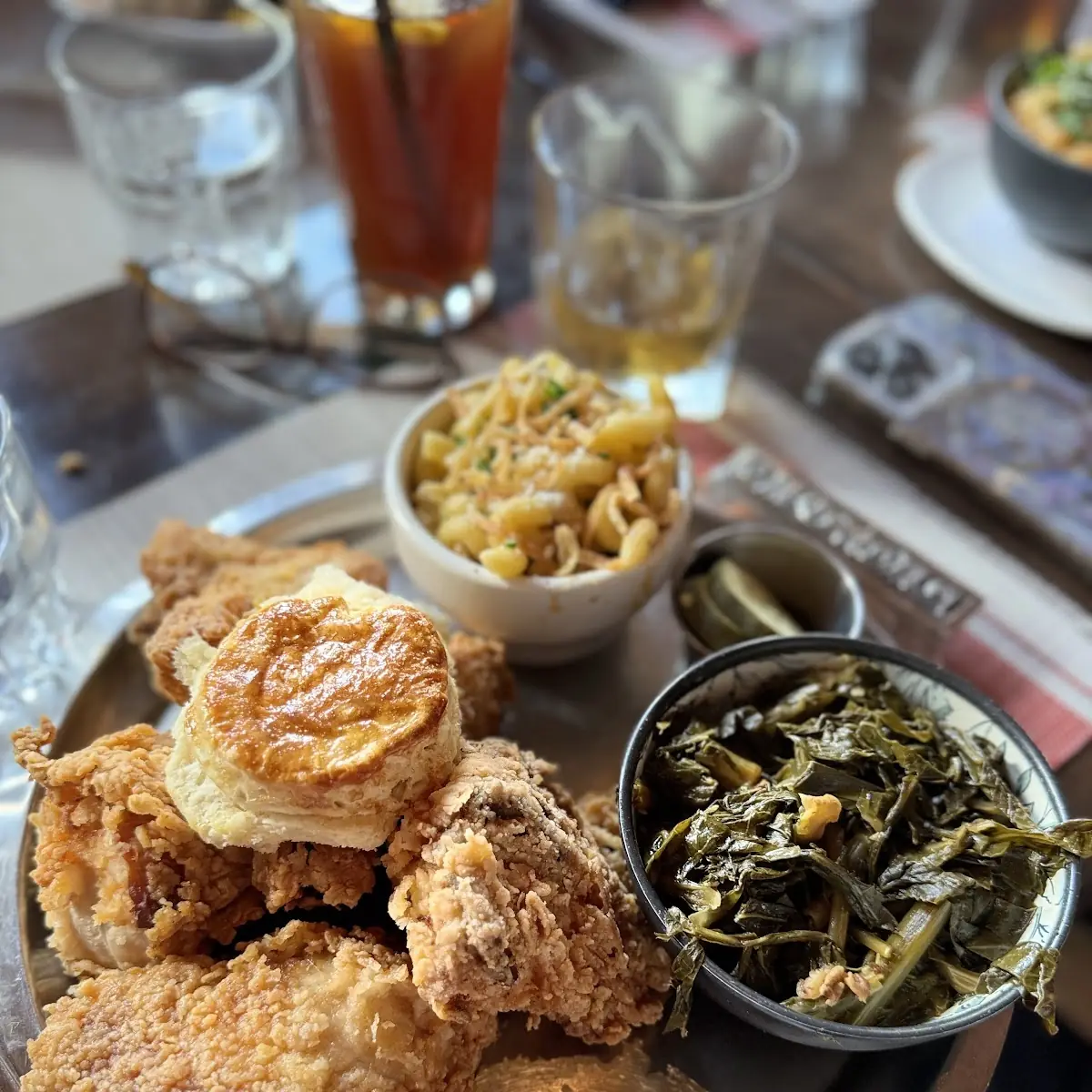Southern Fried Chicken and Biscuits