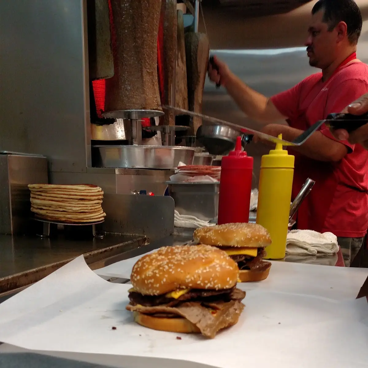 Gyro Cheese Burger