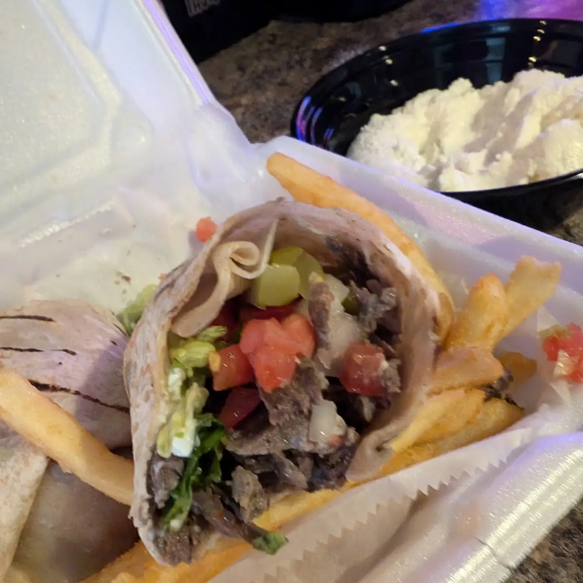 Beef Shawarma Wrap