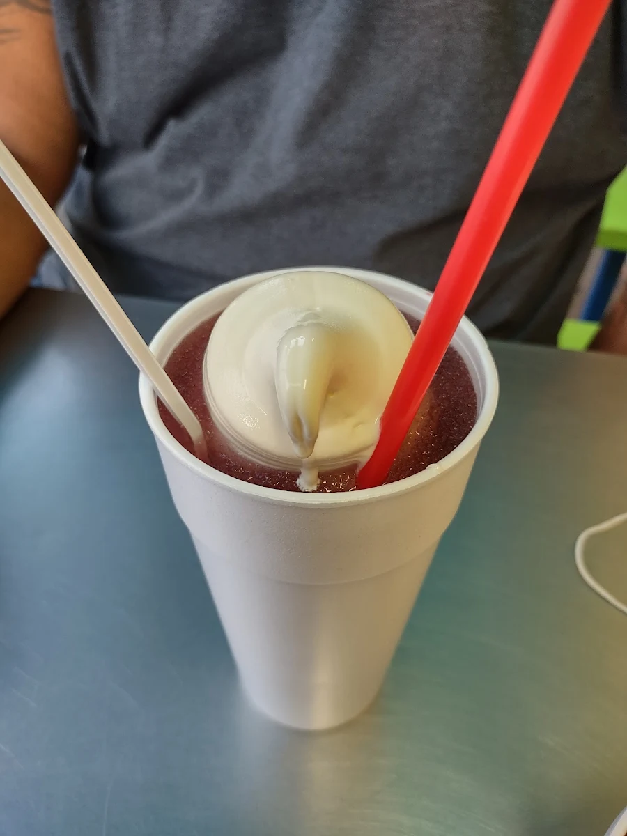 Grape Slush Float
