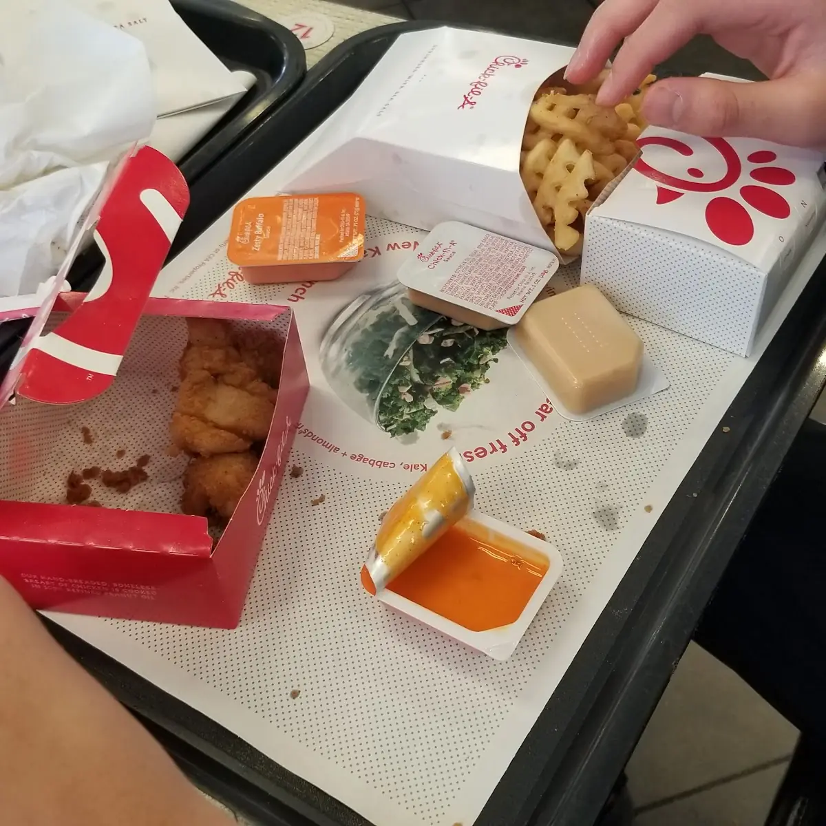 Chicken Nuggets and Large Fries