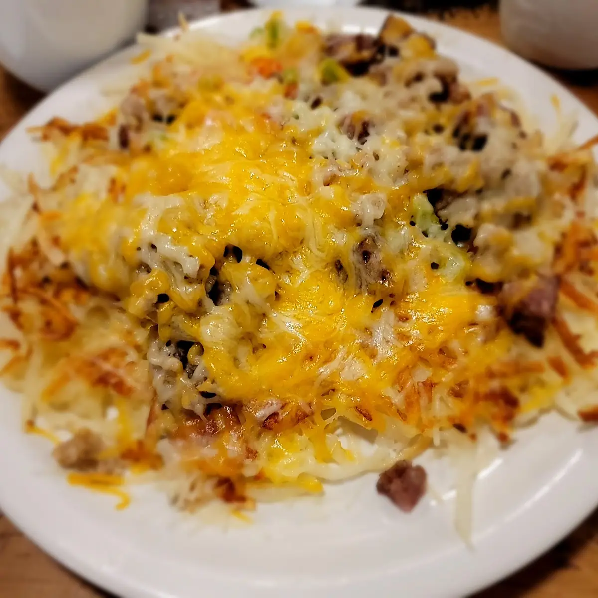 Stuffed Cheesy Hash Browns