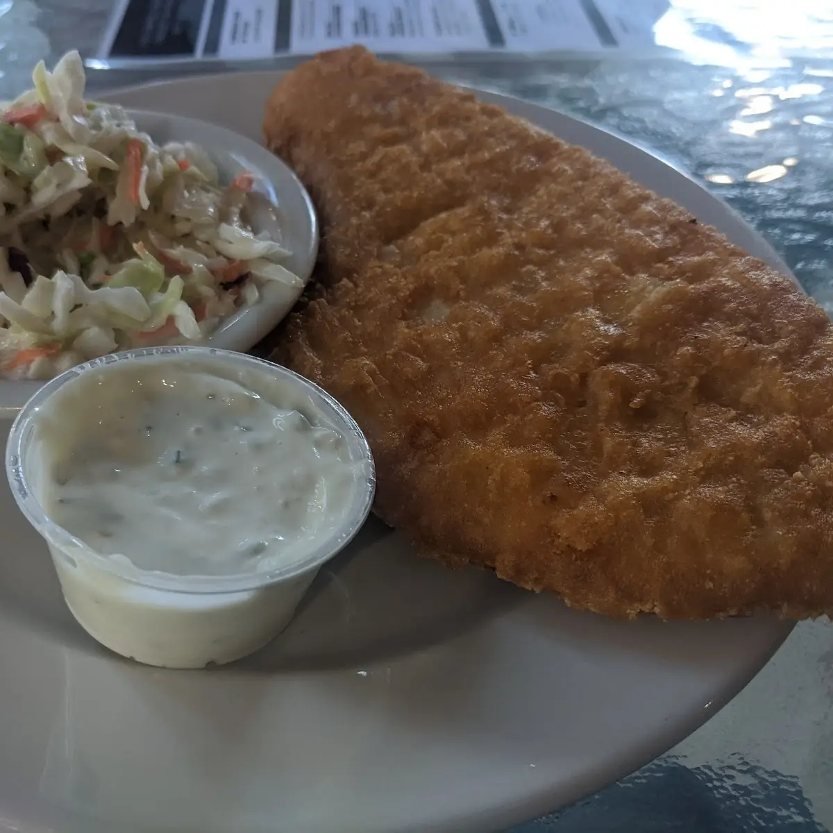 Beer Battered Fish Dinner