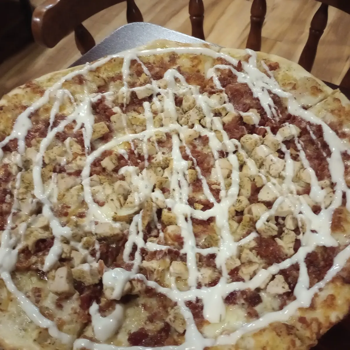Chicken Bacon Ranch Pizza