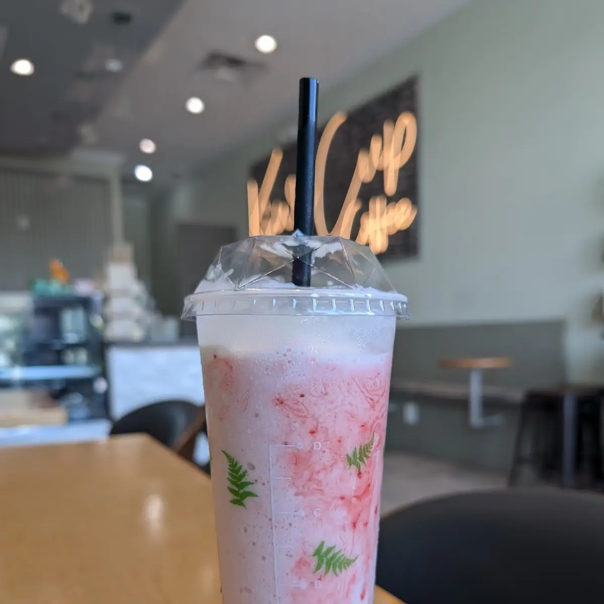 Frozen Strawberry Latte No Esp