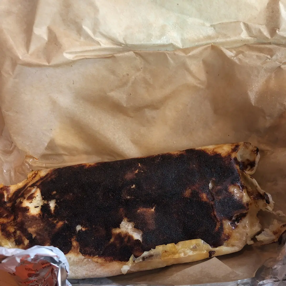 Black Bean Grilled Cheese Burrito