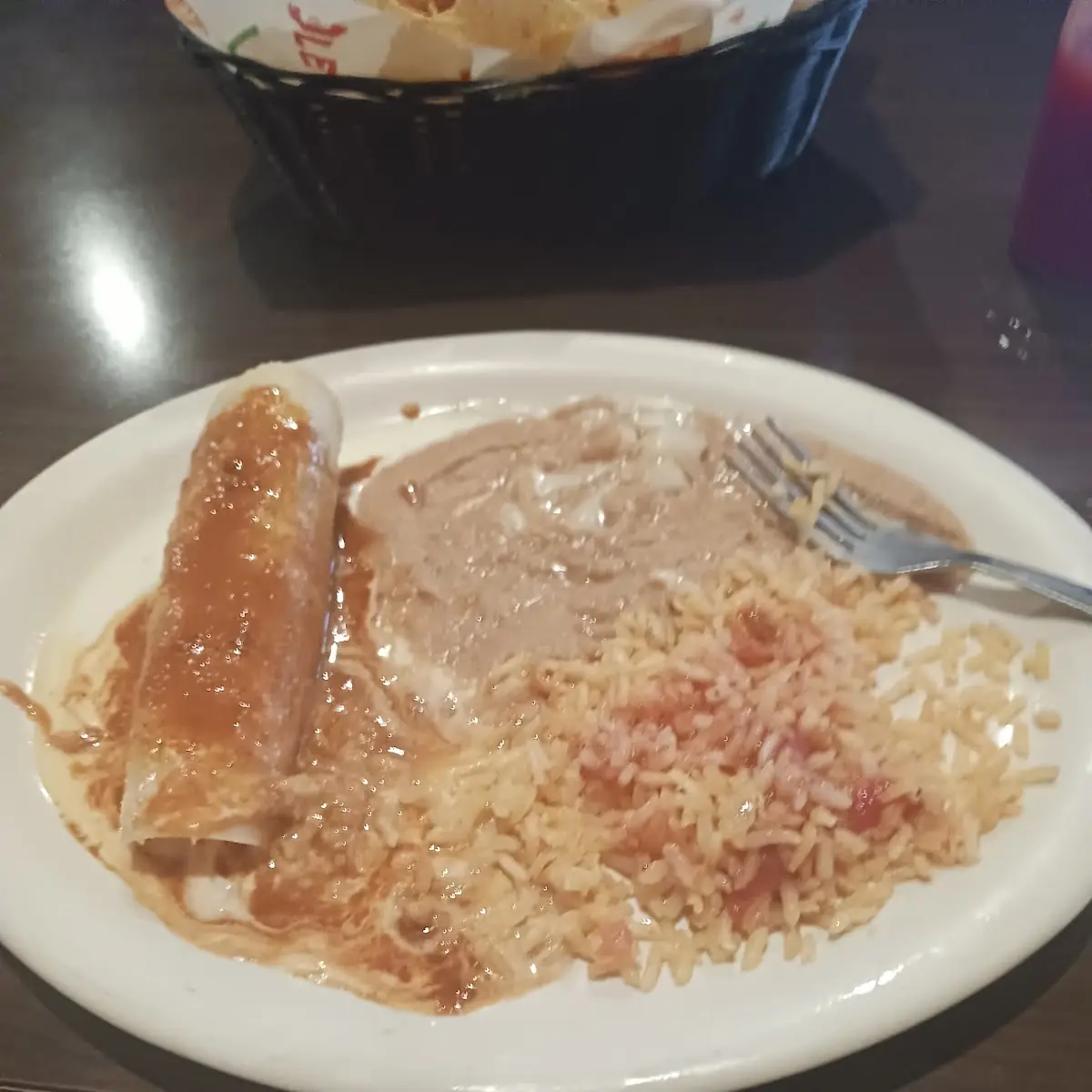 Chicken Enchiladas Lunch Special Number Two