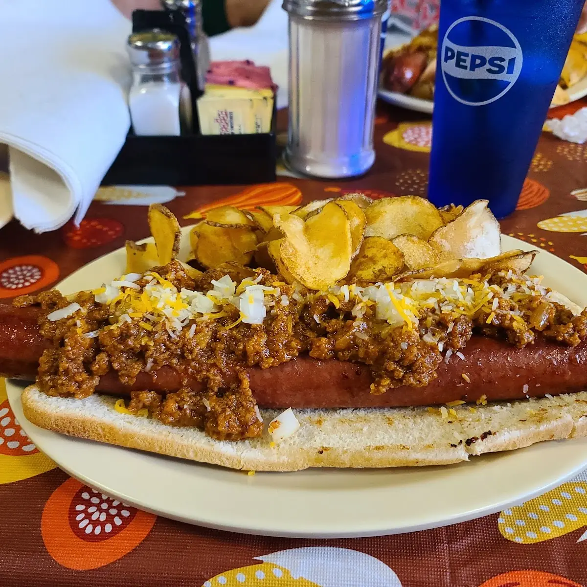 Beef Chili Dog