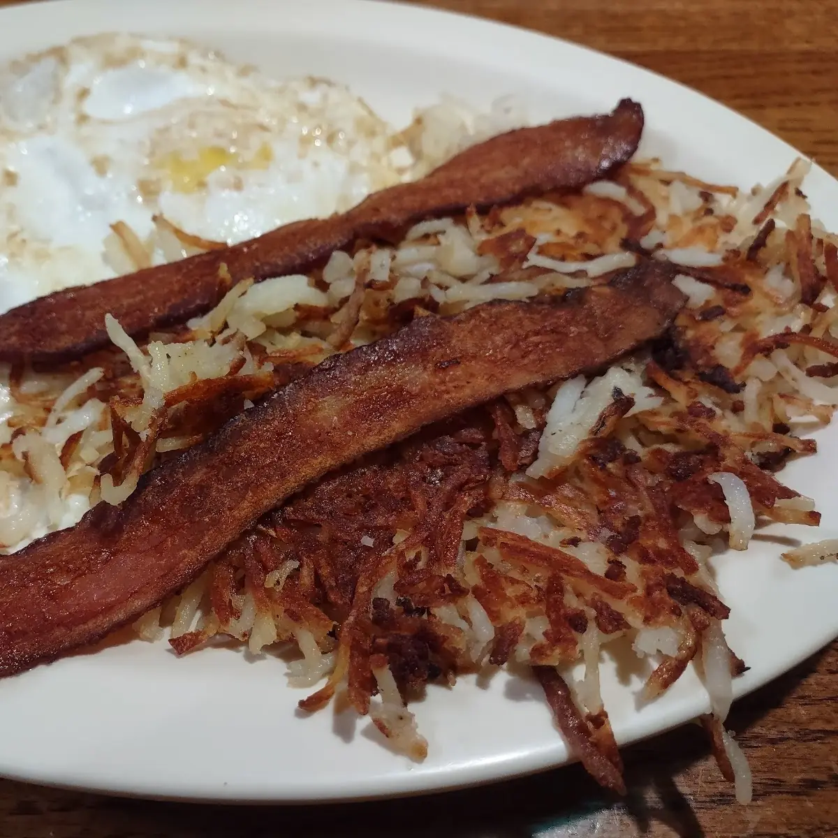 Eggs Bacon and Hash Browns