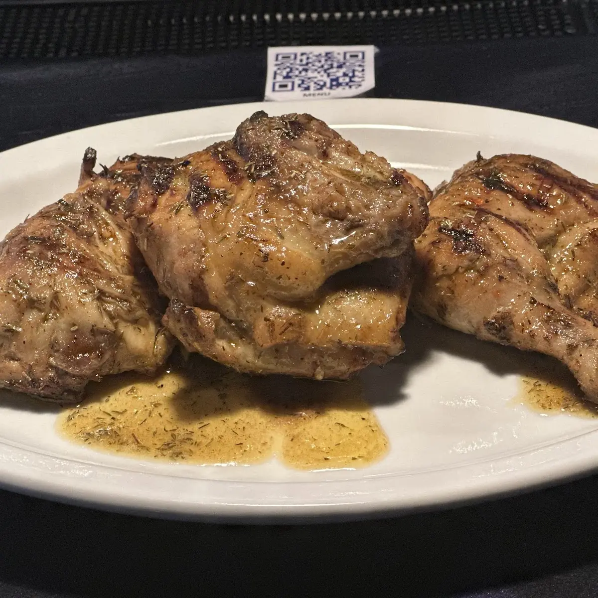 Yardie Chicken Dinner Dark Meat 2 Chicken Thighs