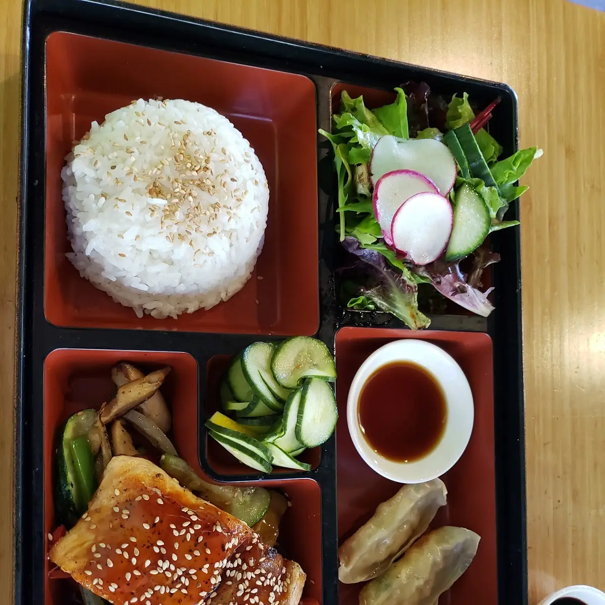 Salmon Bento Box Lunch