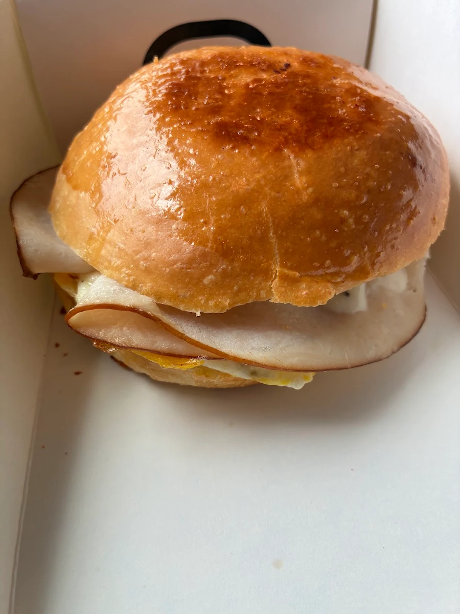 Egg & Cheese on a Brioche Bun