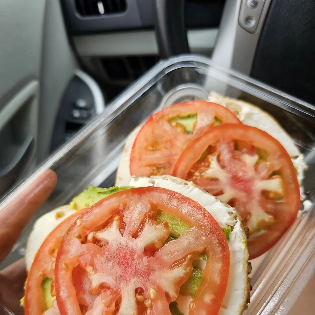 Everything Bagel Based Open Sandwich