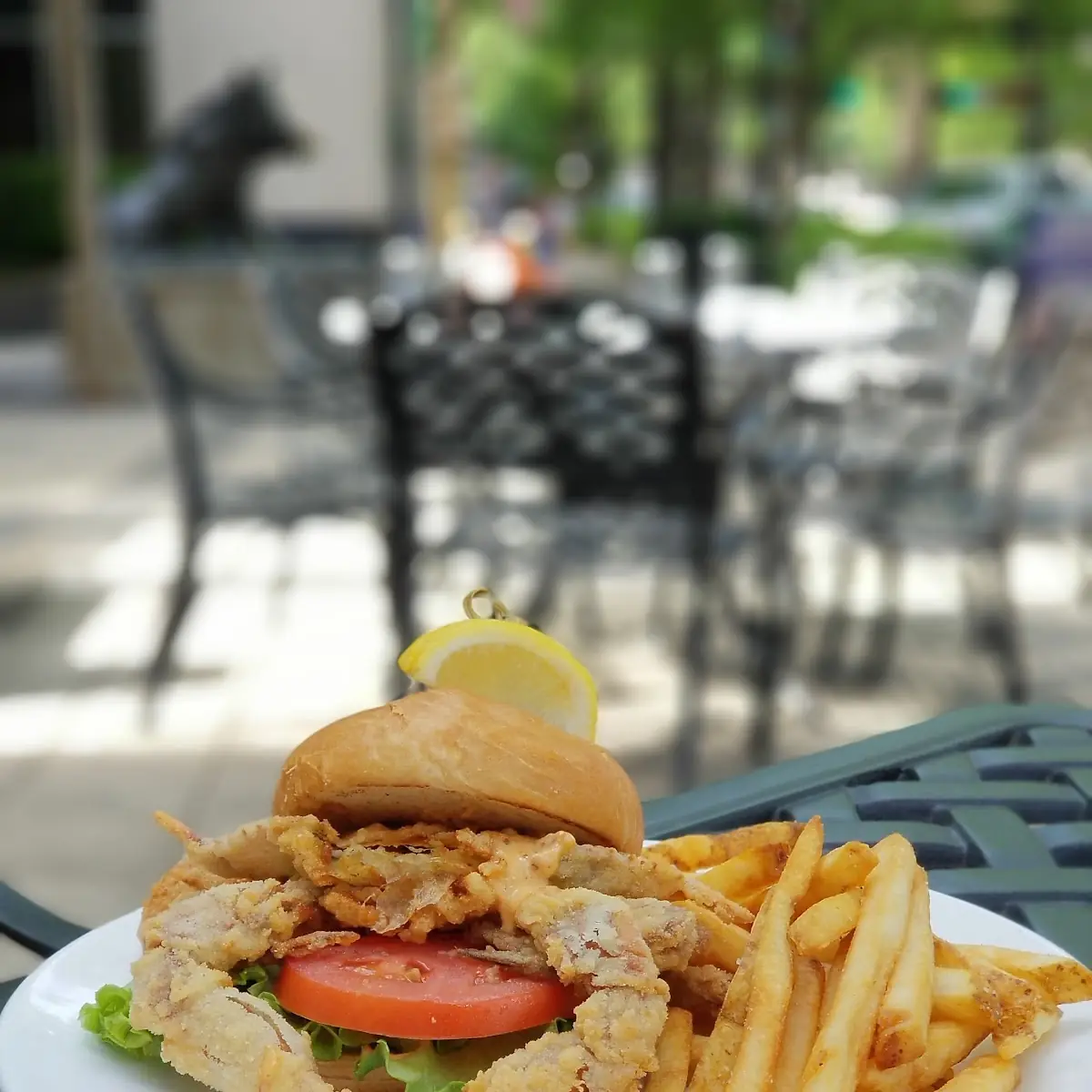 Blackened Shrimp&Fried Green Tomatoes