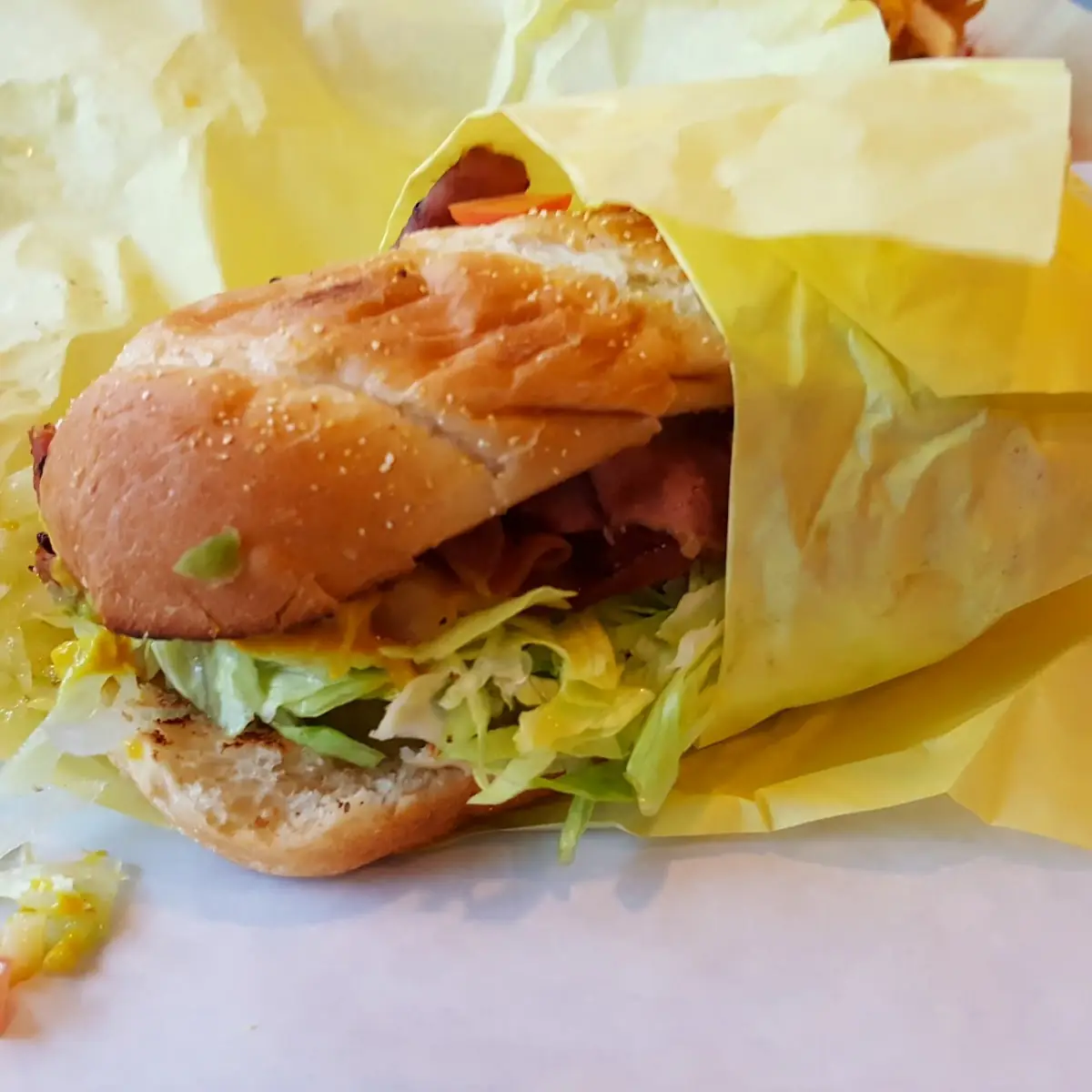 Hot Pastrami Sandwich