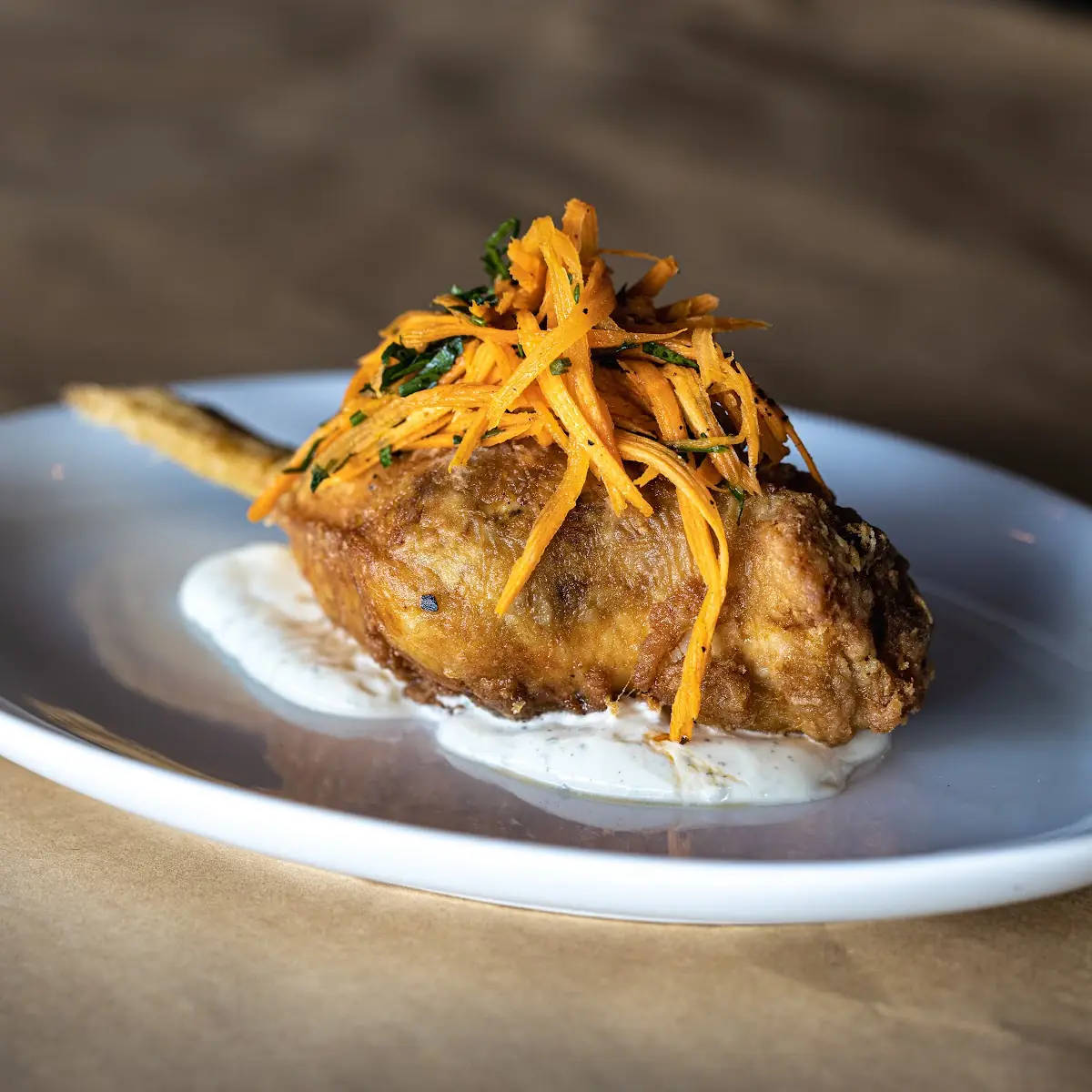 Truffle Brioche Crusted Chicken