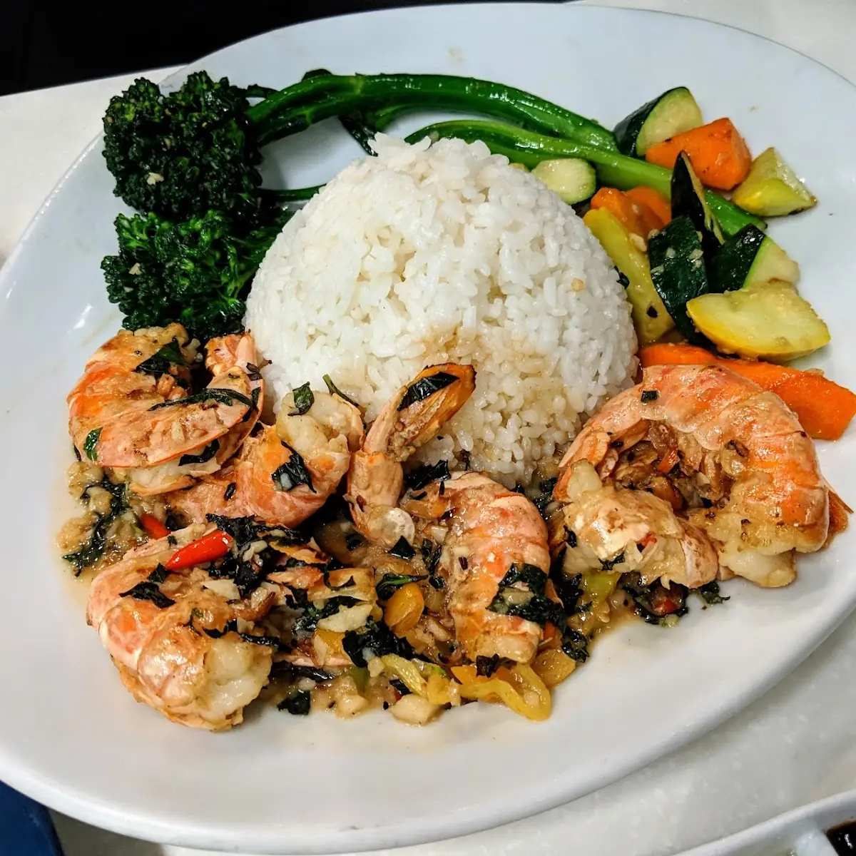 Thai Basil Shrimp