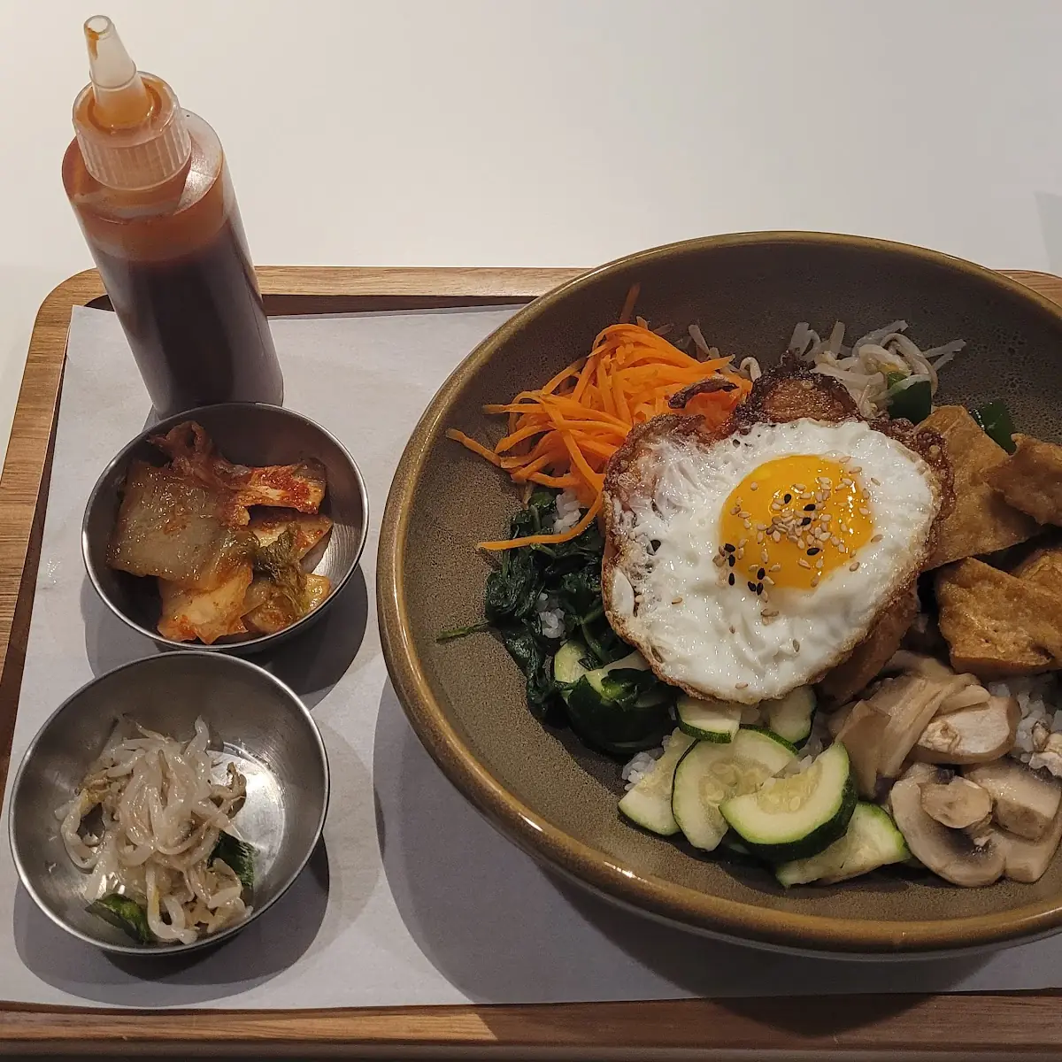 Bibimbap Spicy Chicken Fried Tofu GF