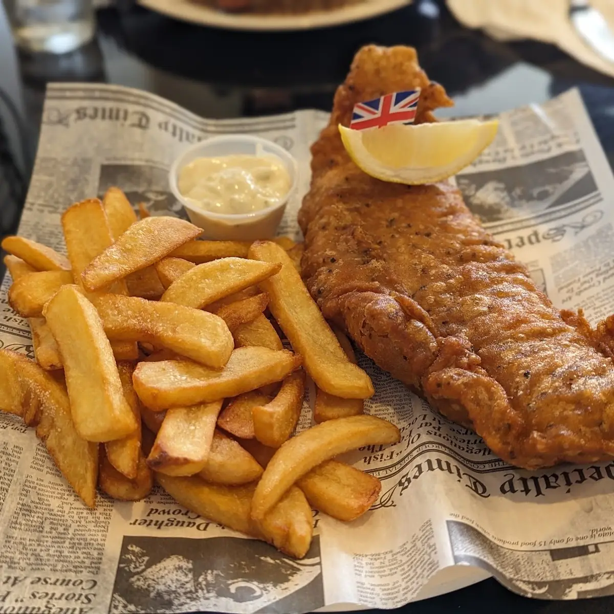 Cod Fish N Chips with Curry