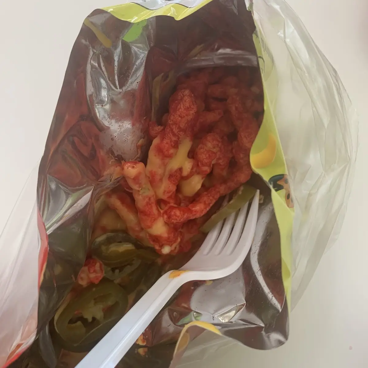 Hot Cheetos with Nacho Cheese