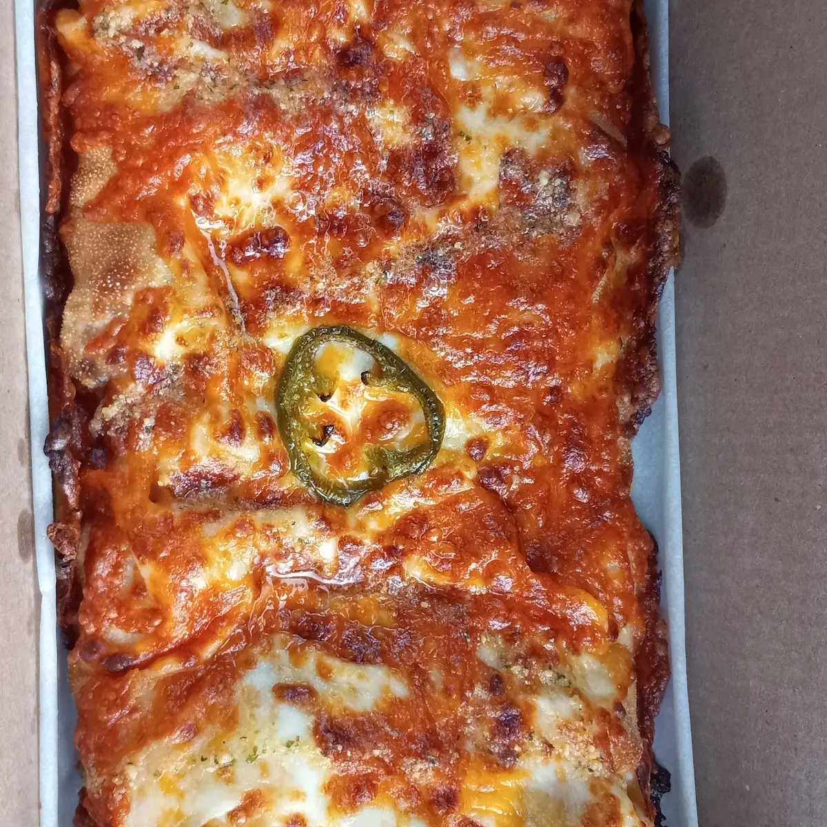 Stuffed Cheesy Bread with Bacon and Jalapeno Peppers