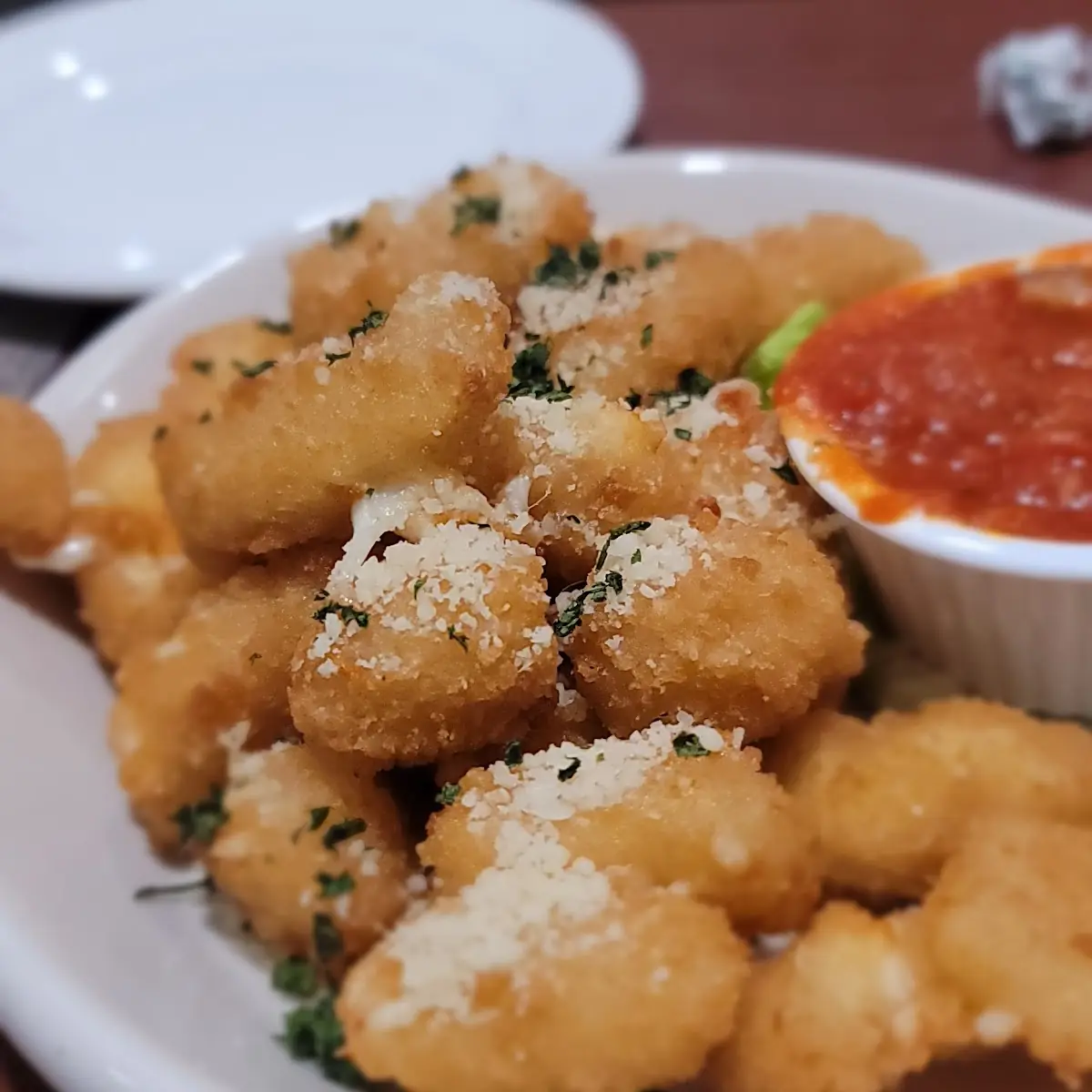 Crispy Garlic Cheese Bites
