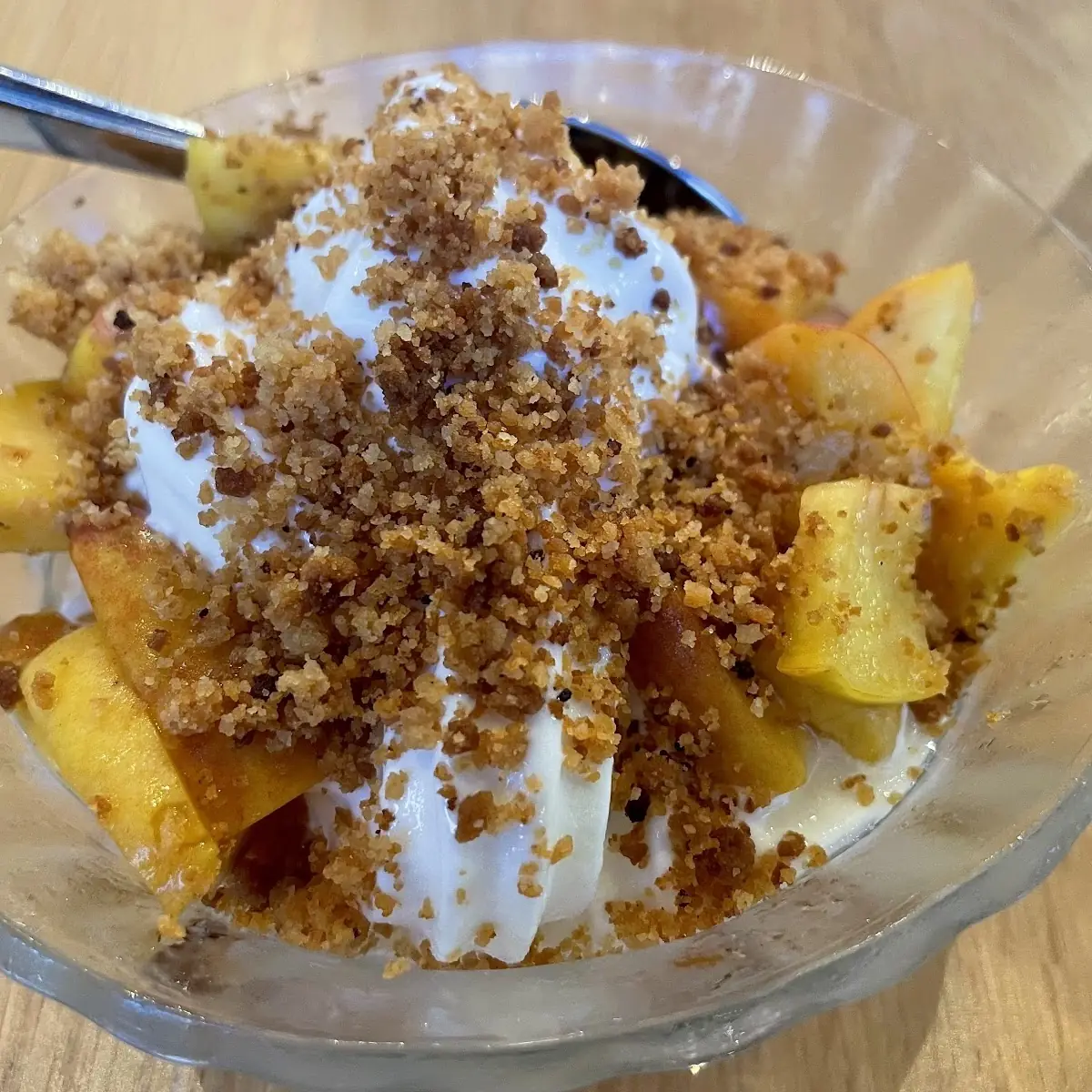 Peach and Sour Cream