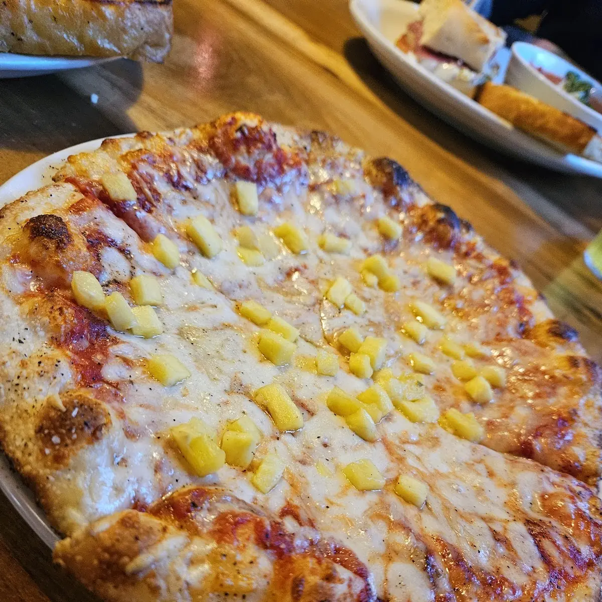 Personal Pizza with Pineapple