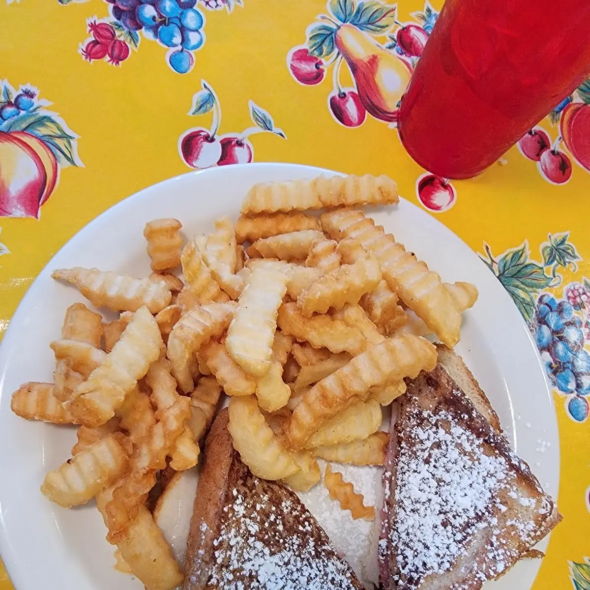 Monte Cristo Sandwich with Fries
