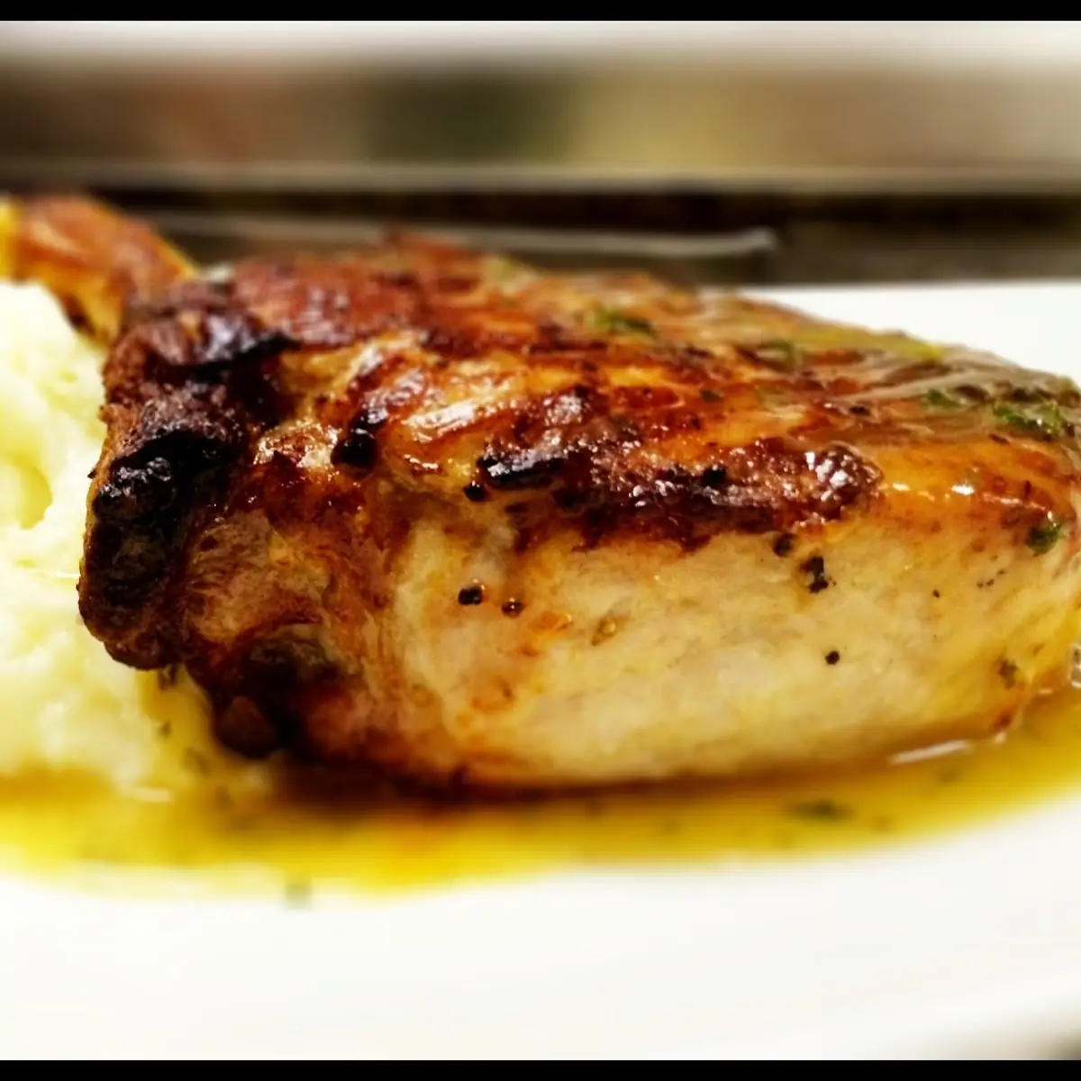 Pork Chop & Vinegar Peppers