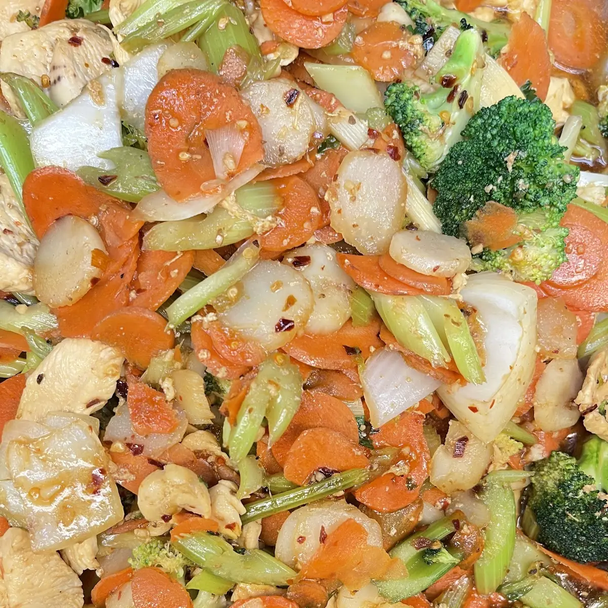 Spicy Chicken Breast with Vegetables