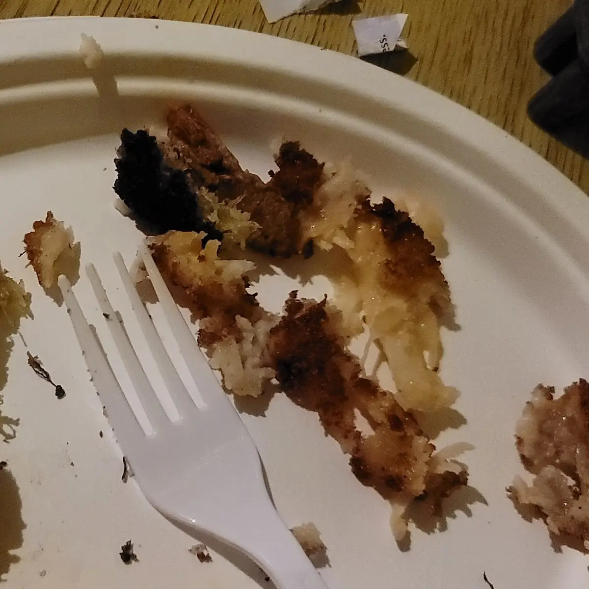 Left- Crab Cakes Right- Fried Shrimp