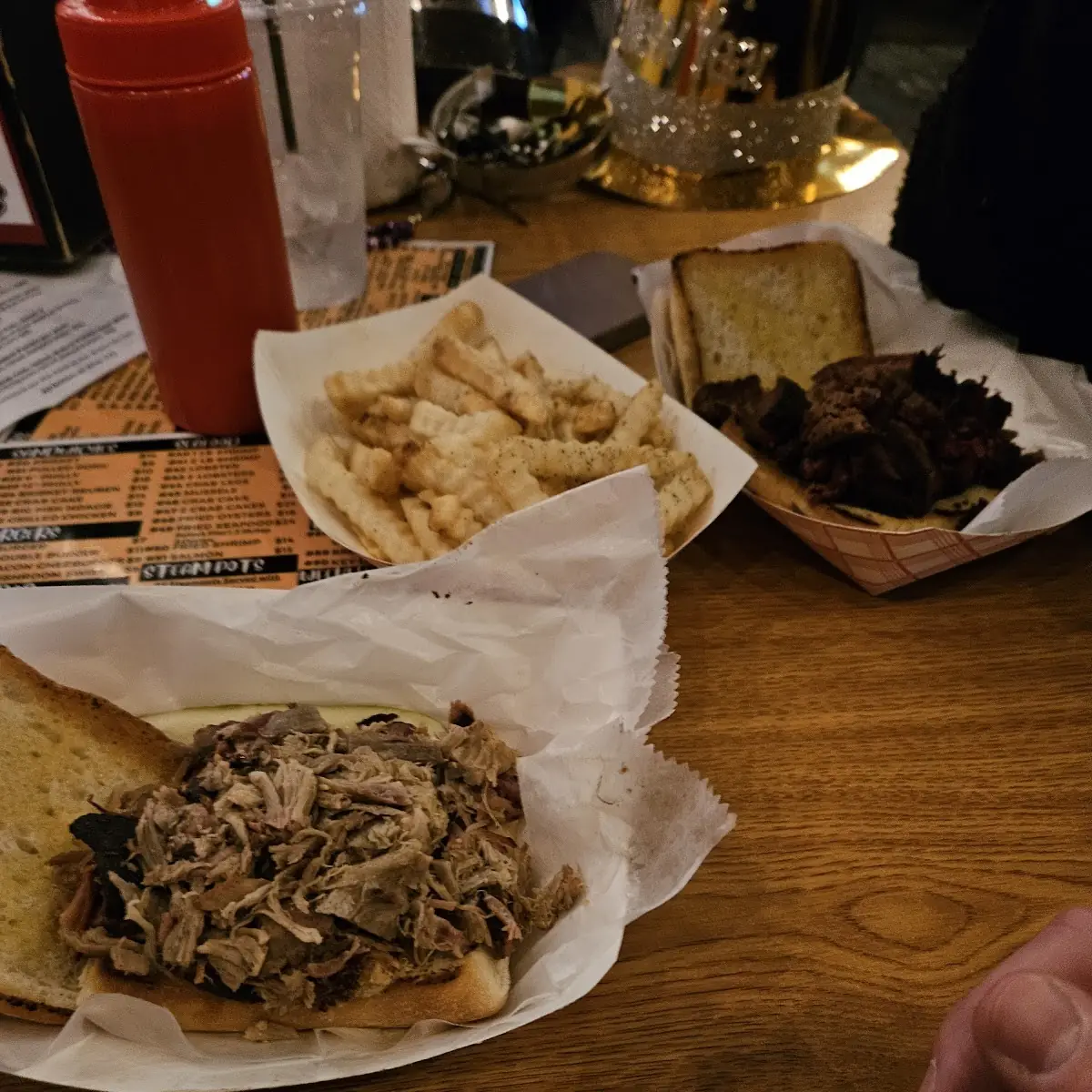 Smoked Brisket or Pulled Pork Cheese Fries