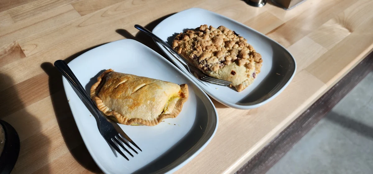 A Chicken Curry & Aberry Handpies