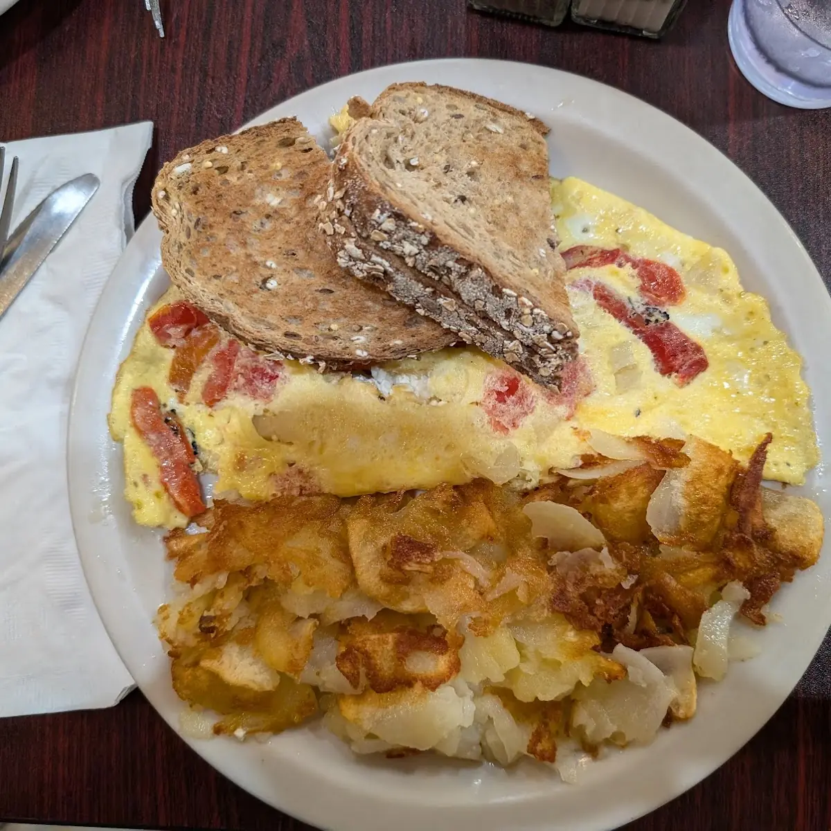 Western Omelet with Cheese