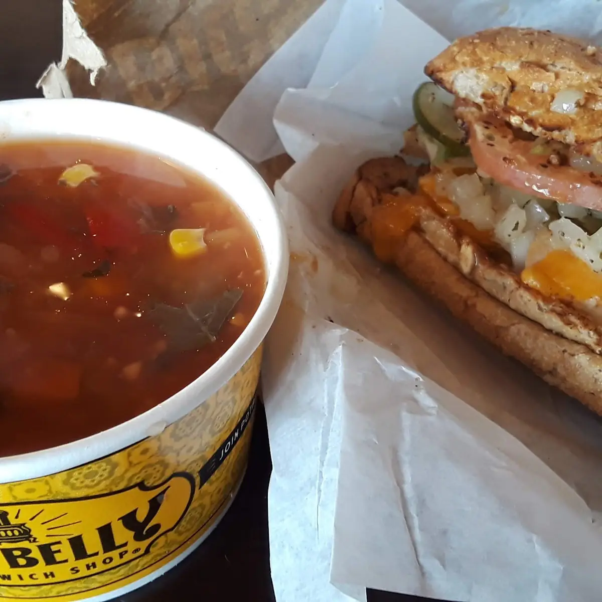 Italian Sub and Vegetable Soup