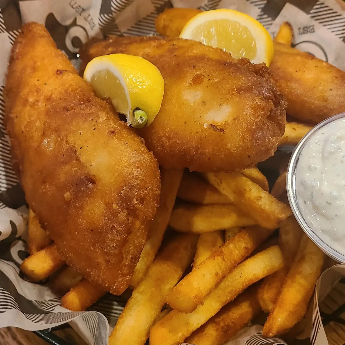 Beer Battered Fish & Chips
