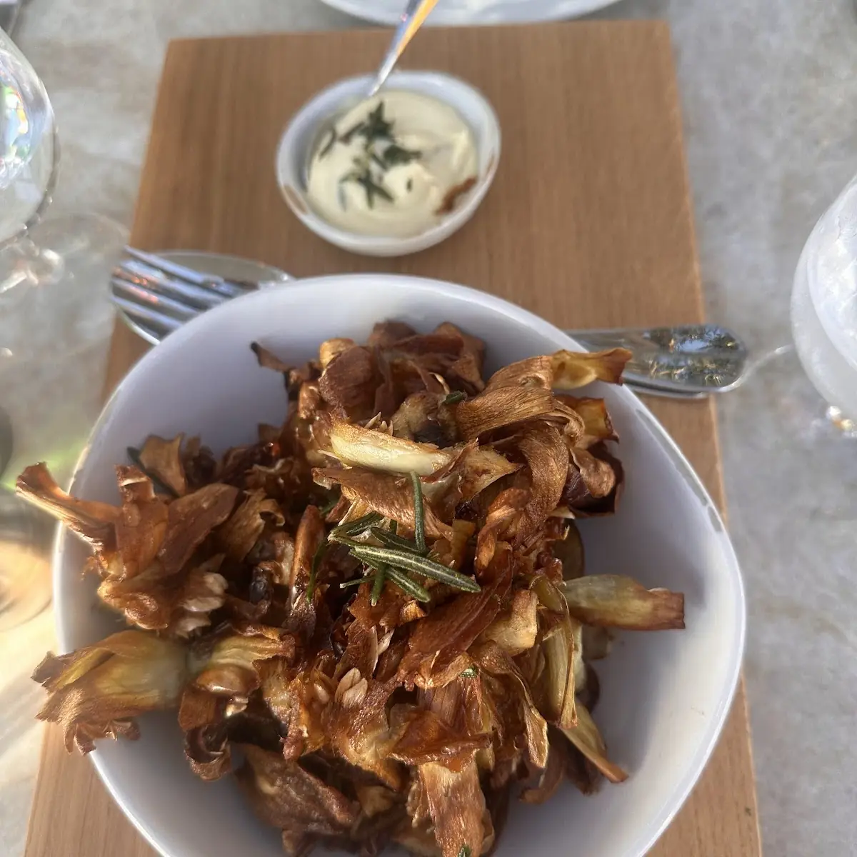Fried Artichoke with Aioli